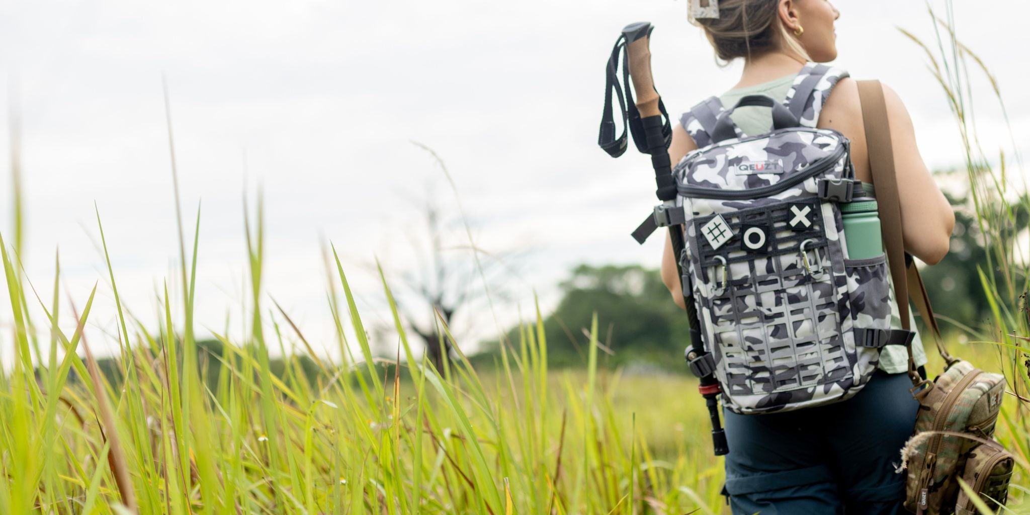 Girl with OfficeExpedition White Camo